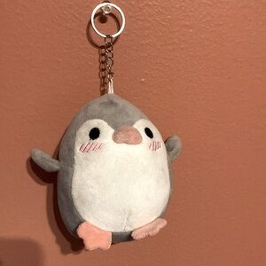 Squishable penguin keychain